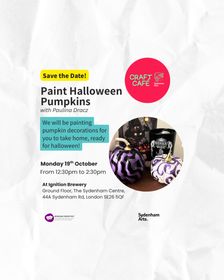 Paint Halloween Pumpkins with Paulina Dracz